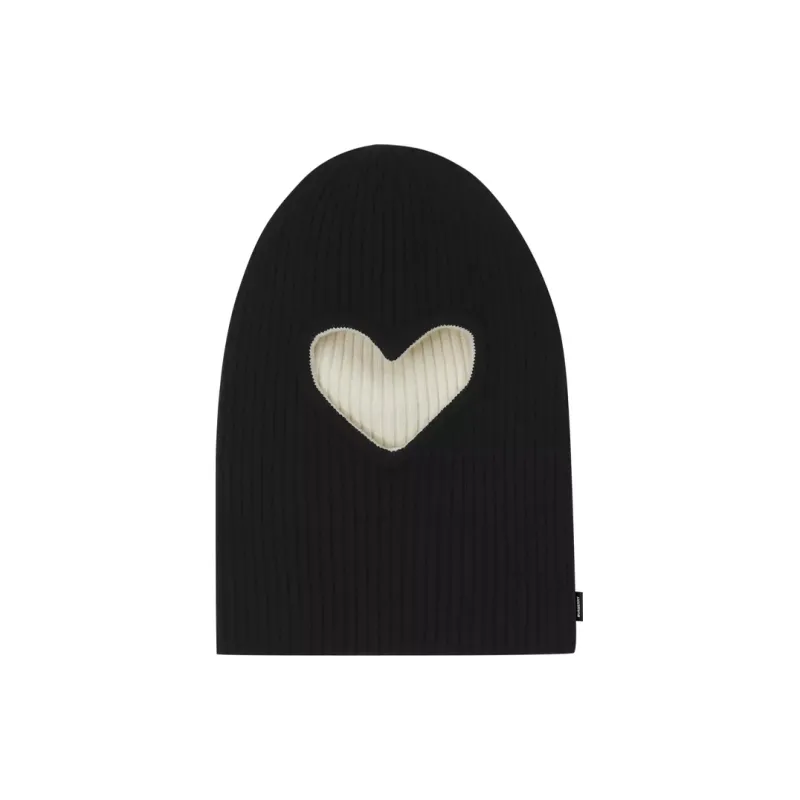 Burberry Reversible Cut Out Detail Rib Knit Beanie-0