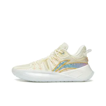 LiNing CJ2 McCollum 2nd Generation Cushioning Wear Resistant Low Top Basketball Shoes Men's Light Antique Yellow