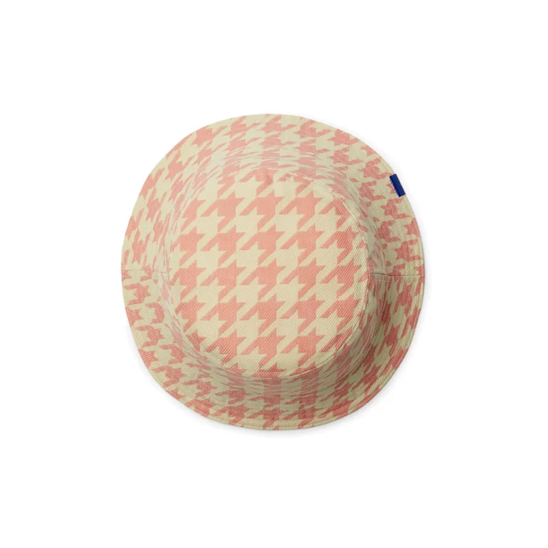Burberry Cotton Polyester Bucket Hats Women's Pink/Beige-2