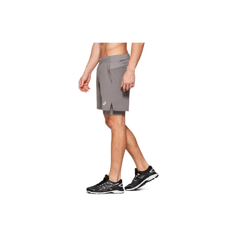 Asics Fietro 7in 2 N 1 Short Casual Shorts Men's Carbon-2