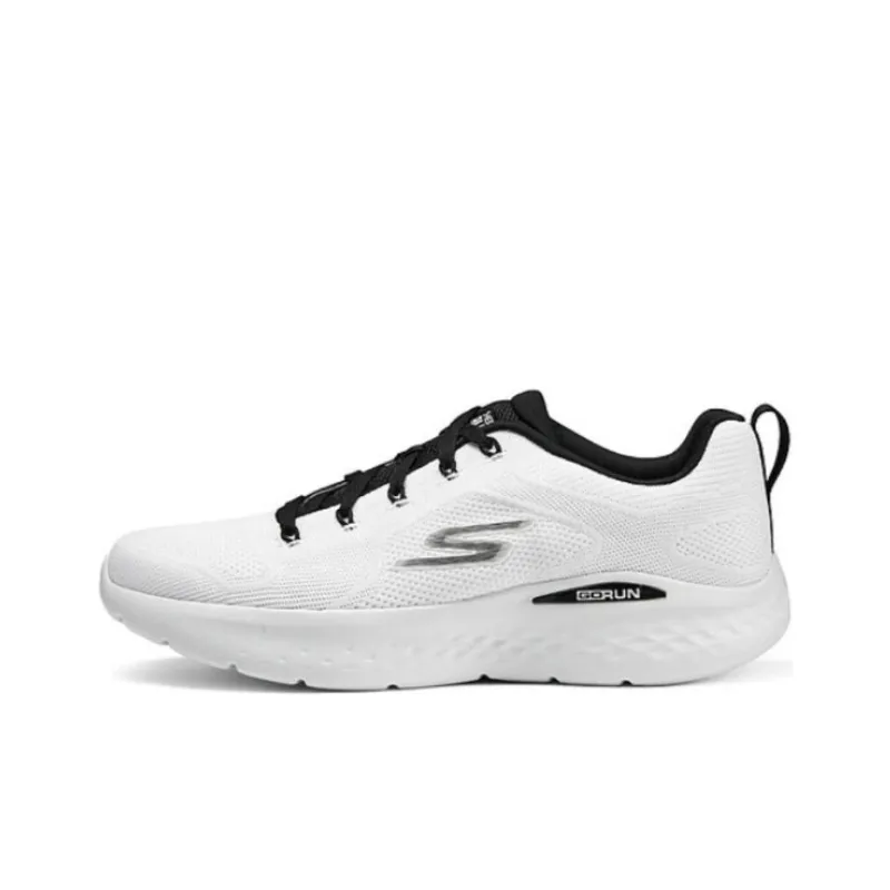 Skechers Anti Slip Wear Resistant Low Top Running Shoes Men's White Black-0