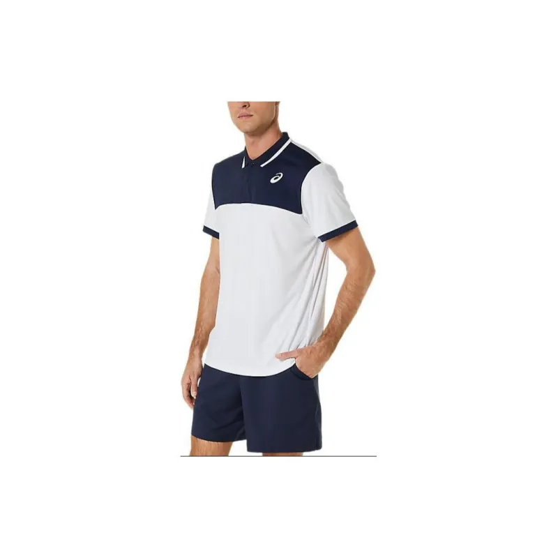 Asics Polo Shirts Men Blue-2