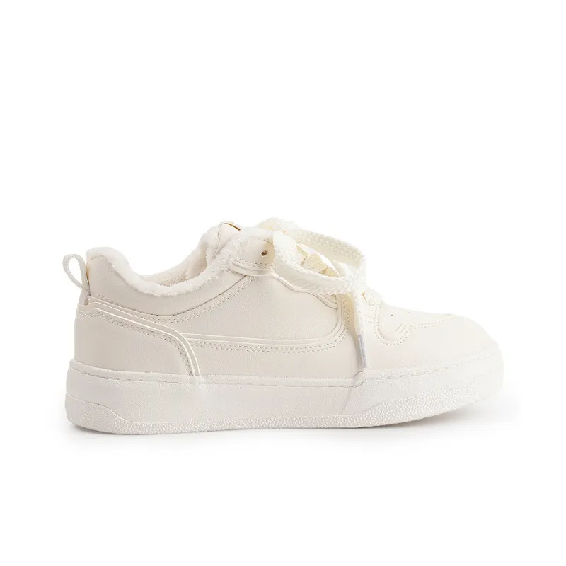 Miss Zhang Low Top Skateboard Shoes Women's Beige-1