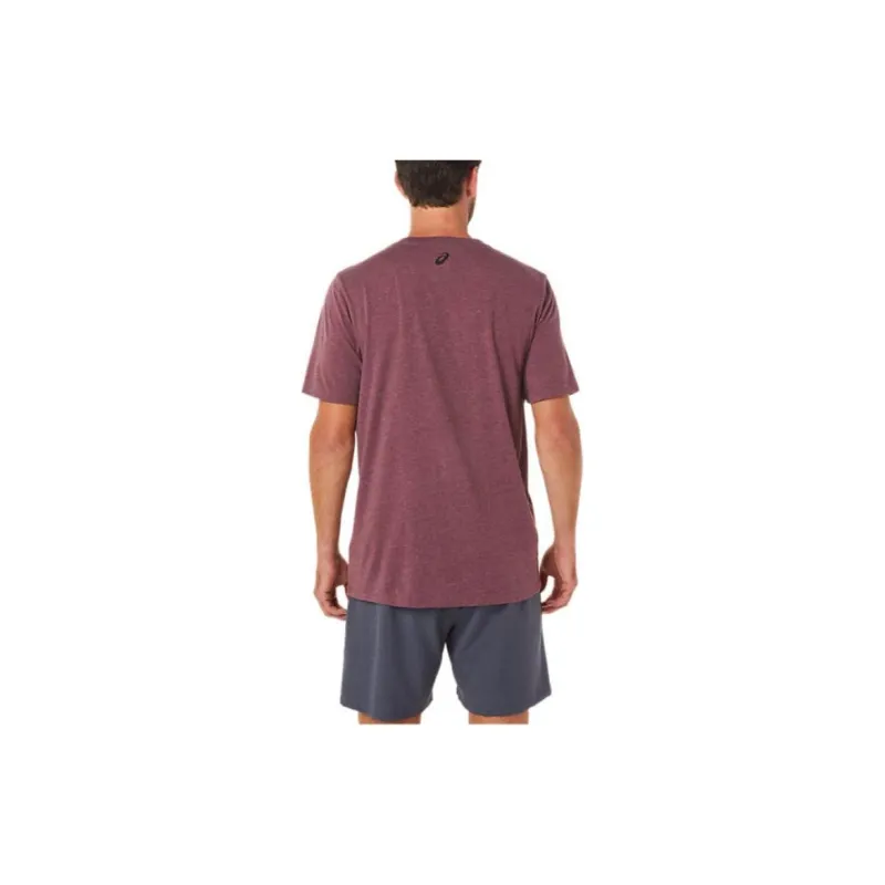 Asics Short Sleeve Rise Slogan Tee T-Shirt Men's Red-1