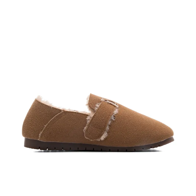 Warrior Casual Athletic Shoes Wear-Resistant Lightweight Height Increasing Low-Top Insulated Shoe Women's Camel-2