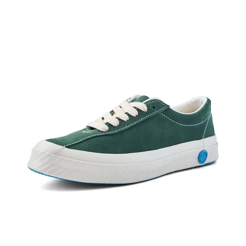 IT'S WEIRD There Are Strange Things Low Top Skateboard Shoes Unisex Duck Green-4