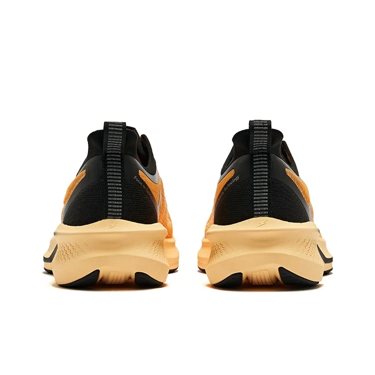Erke Lightning 3.0 Summer Cushioning Rebound Low Top Running Shoes Men's Beeswax Orange Black-3
