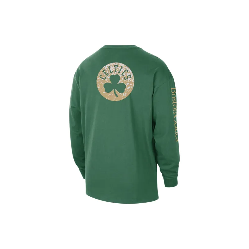 Nike Boston Celtics Courtside Men's Nike Nba Long Sleeve Max90 T Shirt-1