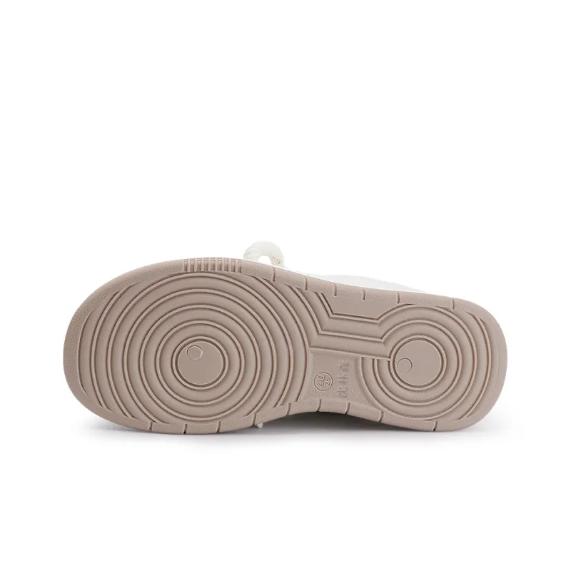 Shen Linsen Abrasion Resistant Waterproof Slip Resistant Low Top Skateboard Shoes Women's Beige Brown-5