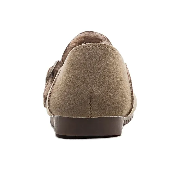 Warrior Casual Athletic Shoes Wear-Resistant Lightweight Height Increasing Low-Top Insulated Shoe Women's Khaki-4