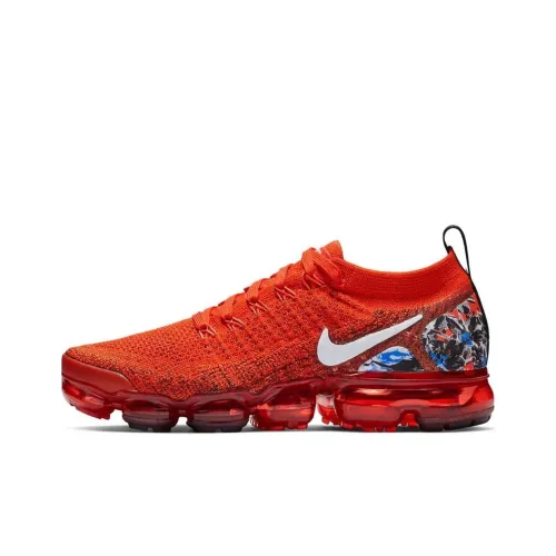 Nike Air VaporMax Flyknit 2 Heel Graphic Team Orange Women's