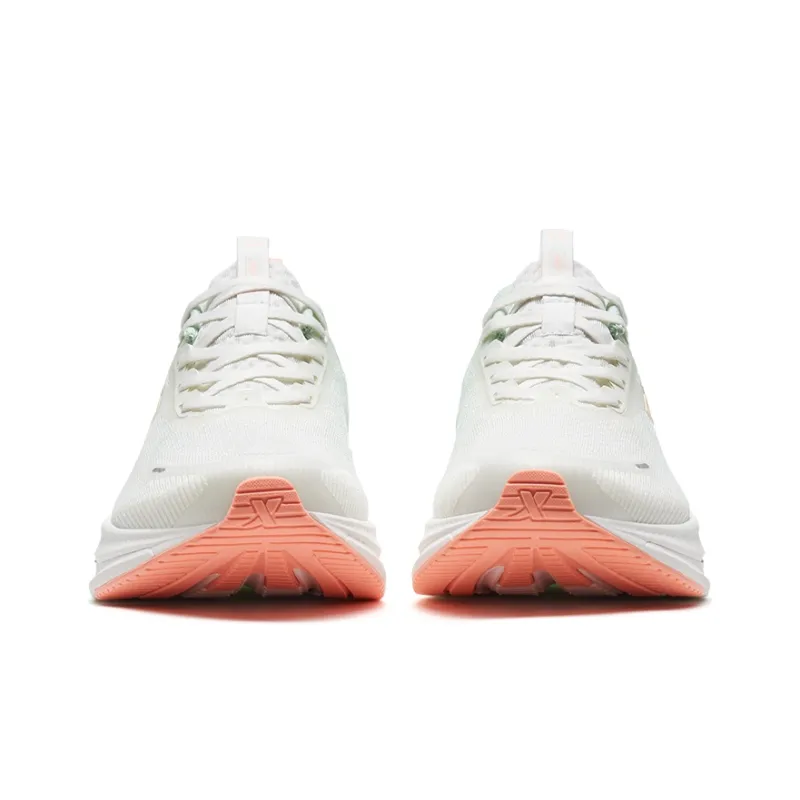 XTEP Hydrogen Wind 7.0 Cushioning Lightweight Low Top Sprint Running Shoes Women's Coconut Scent-4