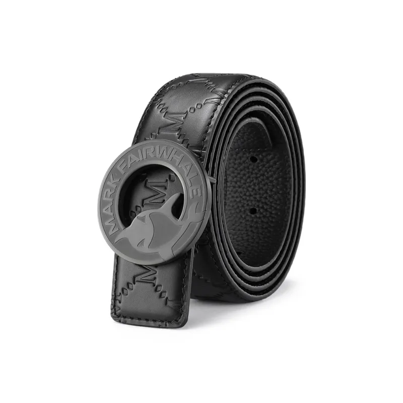FAIRWHALE Fashion Brand New Arrival Plate Buckle Mascot Plate Buckle Belt Top Grain Cow Leather Belt Men's Width 3.5CM-1