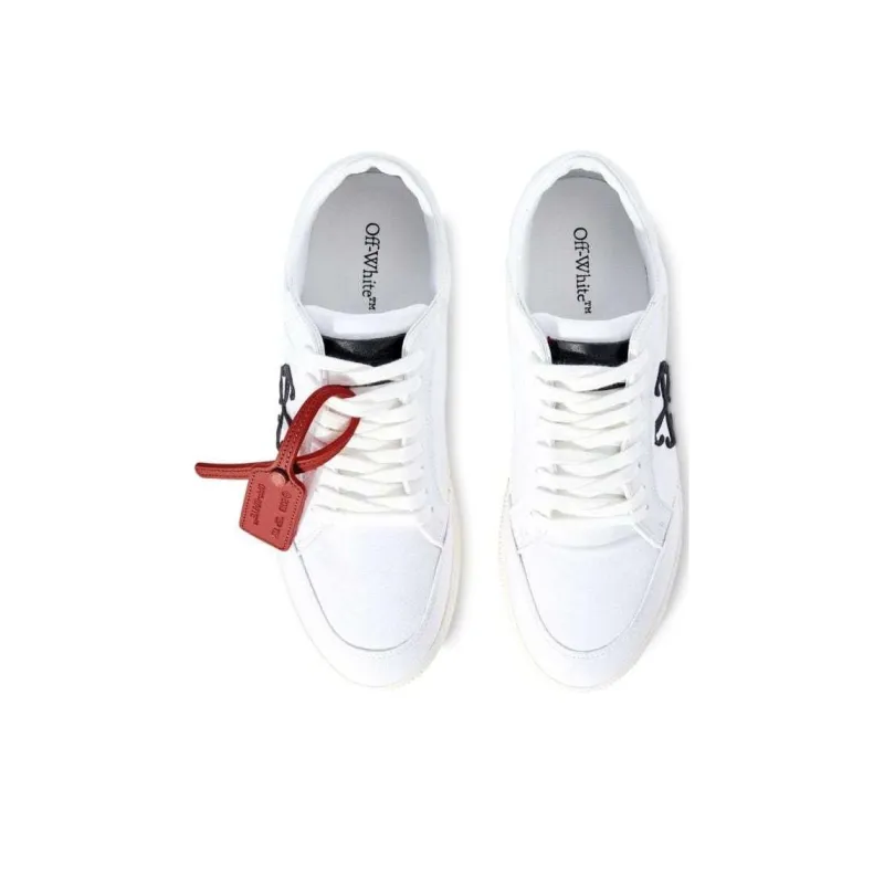 OFF-WHITE New Low Vulcanized White Black-3
