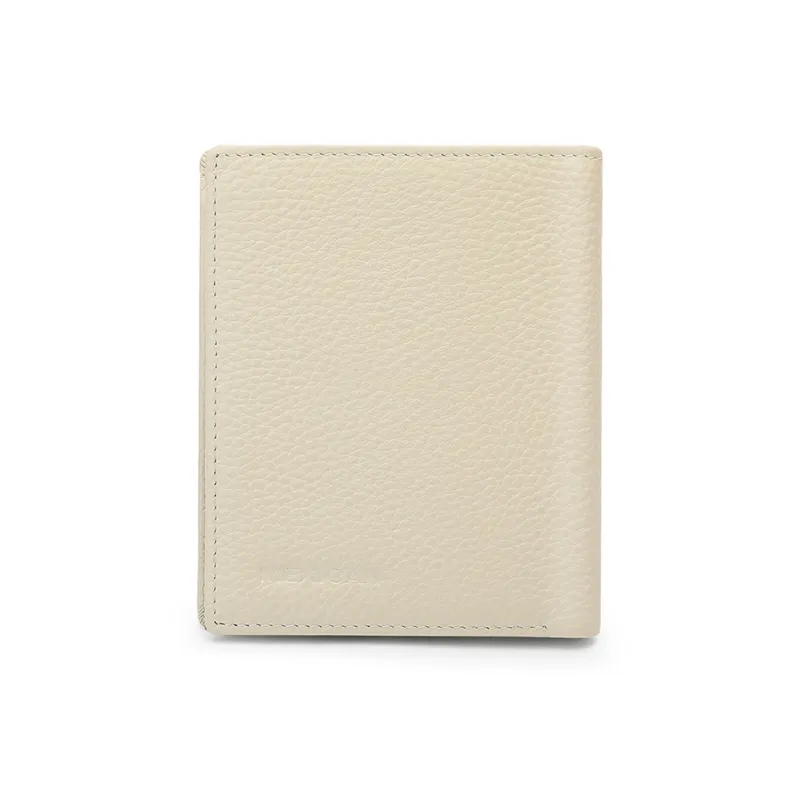 MEXICAN Cow Leather Wallet Regular Women's Black/Ecru-6