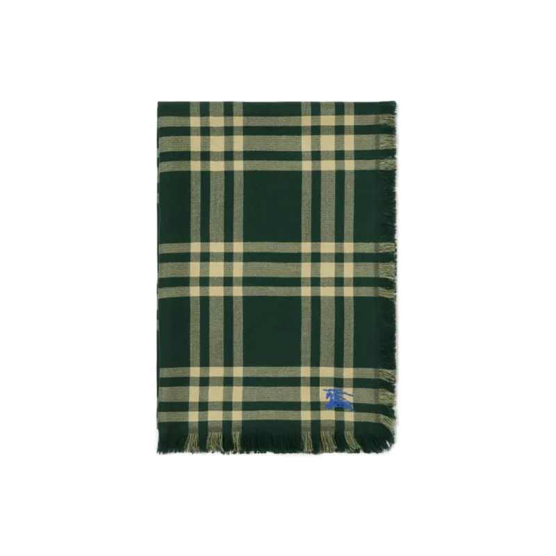 Burberry Knit Scarves Women's Green-2