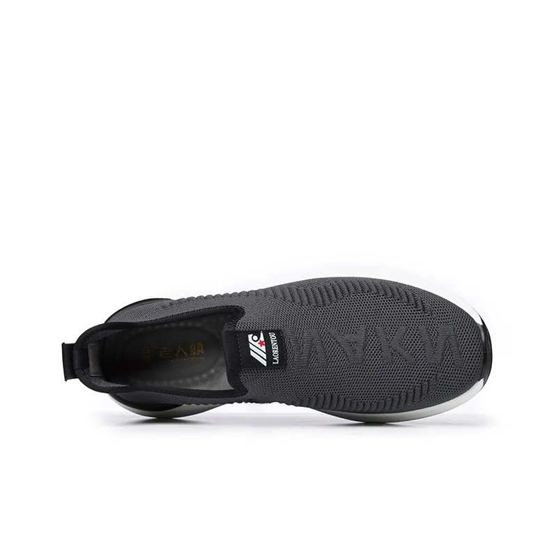 LAORENTOU Casual Shoes Men Low Top Black/Gray-9