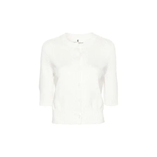 ERMANNO SCERVINO Cable-knit Short-sleeve Cardigan