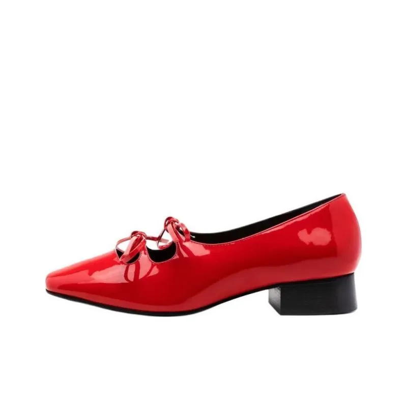 Nicole Saldaña Casual Single Shoes Women's Cherry Red-0