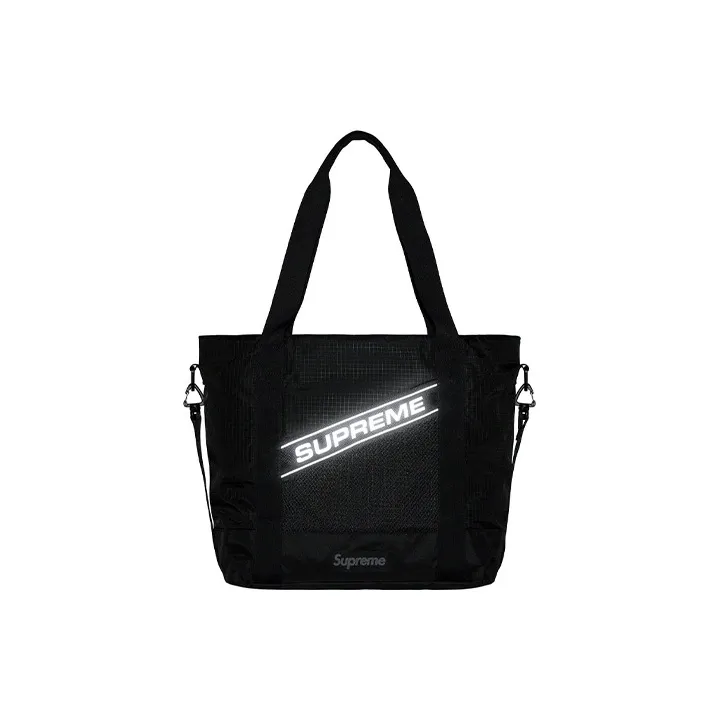 Supreme Waterproof Nylon Tote Bag, Shopping Bag, Shoulder Bag, Crossbody Bag, Handbag Regular Unisex Black-1