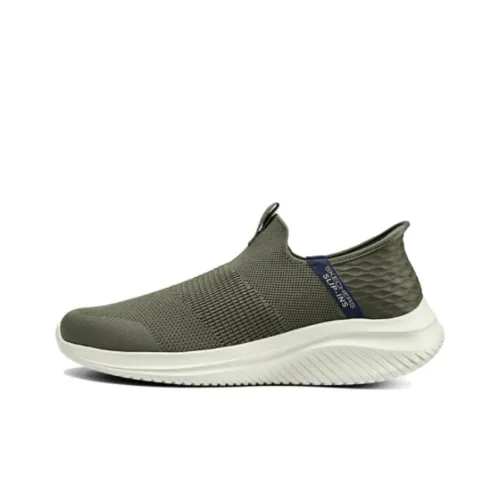 Skechers Sport Hands Free Slip Ins Anti Slip Wear Resistant Low Top Casual Shoes Men's Green
