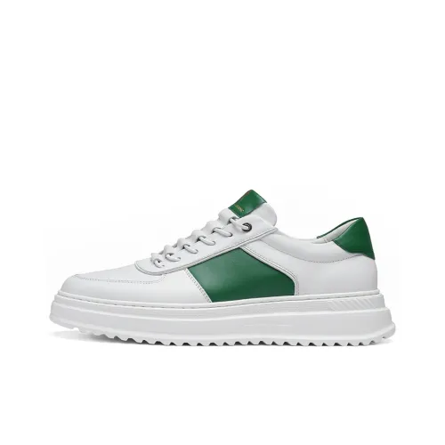 ROBERTA DI CAMERINO Anti Slip Wear Resistant Skateboard Shoes Men's White Green