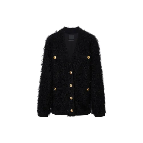 MO&CO Velvet Jackets Women's Black