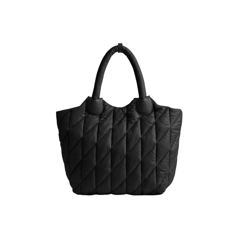 COACH Nylon Tote Bag, Shopping Bag, Handbag Large Size Women's Black-2