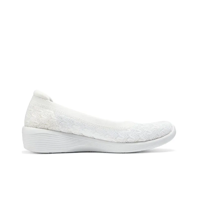 Skechers Modern Comfort Cushioned Wear Resistant Lightweight Low Top Casual Shoes Women's White-1