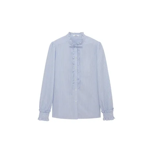 D'zzit Shirts Women's Light Blue