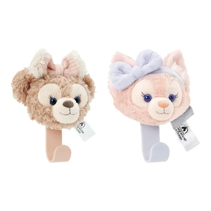 Disney LinaBell Duffy Lazy Together LinaBell Plush Hook Set Doll Products-0