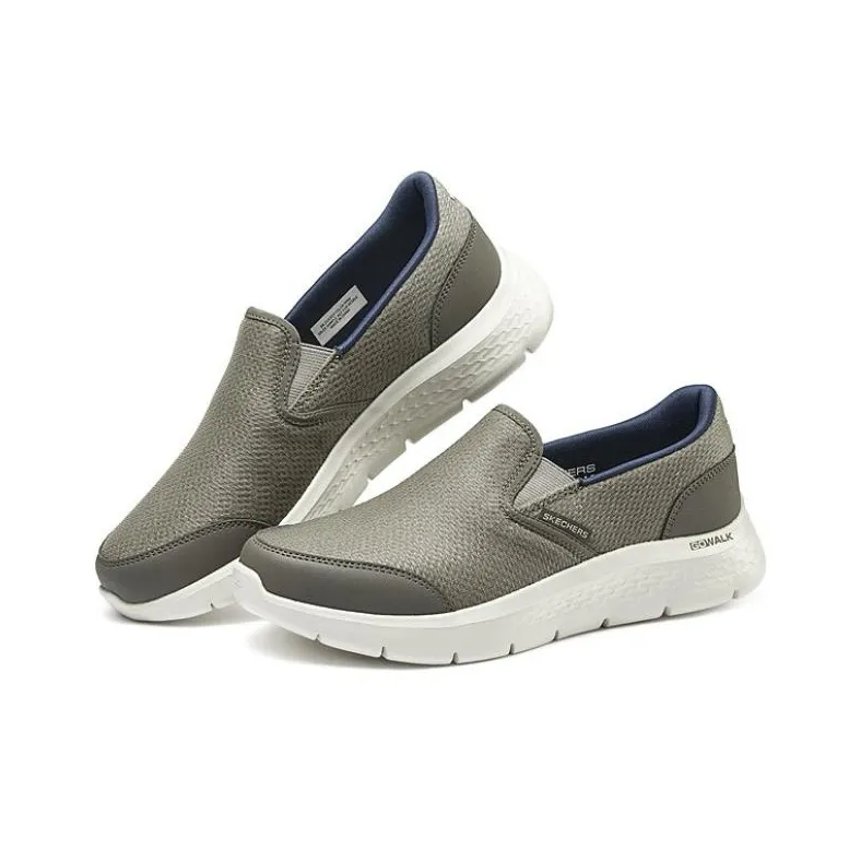 Skechers Low-Top Casual Shoes Men's Taupe-2