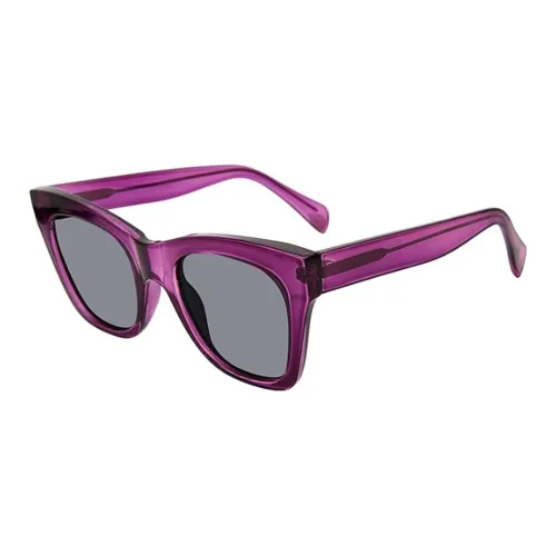 STEVE MADDEN Plastic Irregular Shape Sunglasses Women's Purple
