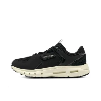 Under Armour Wear Resistant Slip Resistant Low Top Casual Running Shoes Men's Black
