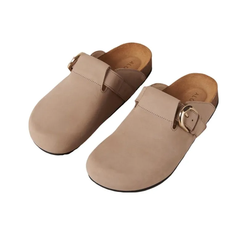 ALOHAS Closed Toe Slippers Women's Beige-1