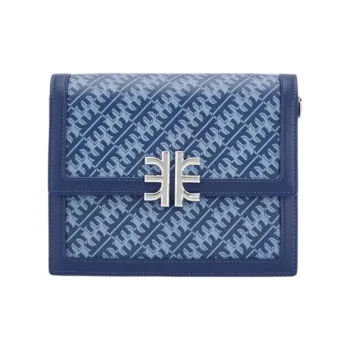 JW PEI Pure Vegan Leather Shoulder Bag Crossbody Bag Mini Women's Marine Blue