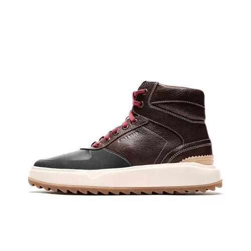 COLE HAAN Casual Shoes Men High-Top Brown