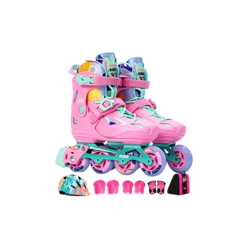 Jackets & Coats S3 Professional Roller Skates K7 Set Kids' Size Adjustable Pink