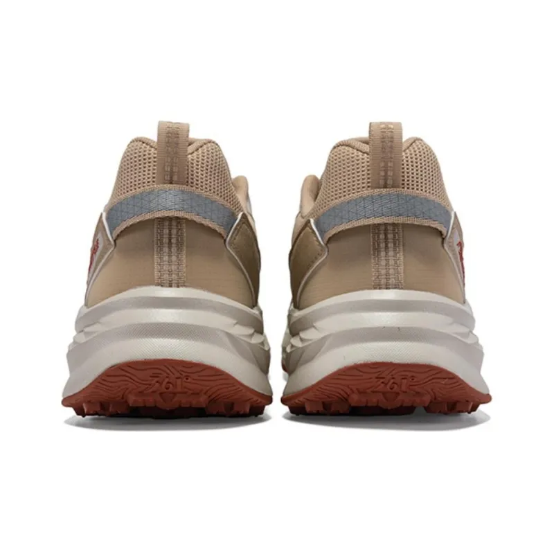 361° Cushioning Wear-Resistant Low-Top Outdoor Shoes Men's Beige Brown-2