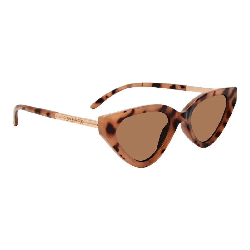STEVE MADDEN Irregular Shape Sunglasses Unisex Brown-2