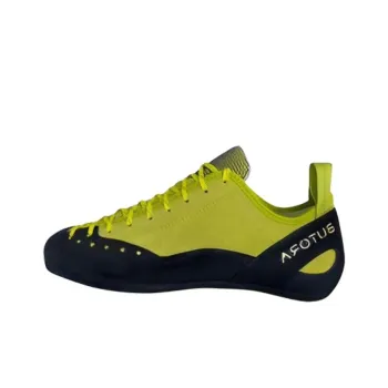 BUTORA Mantra Green Wide Cushioning Low-Top Hiking Shoes Unisex Yellow Black
