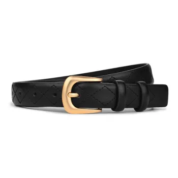 ALIEN BANG Cow Split Leather Leather Belts Unisex Width 2.3CM