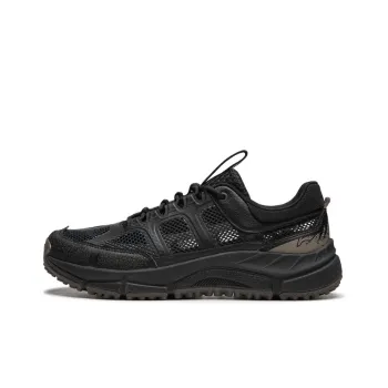 LiNing CF Tracing Collection Elegance Lite RT Cushioning Wear Resistant Low Top Trekking Shoes Men's Black