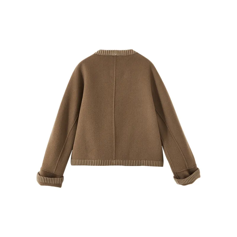 XIANGYING Coats Women's Camel-1