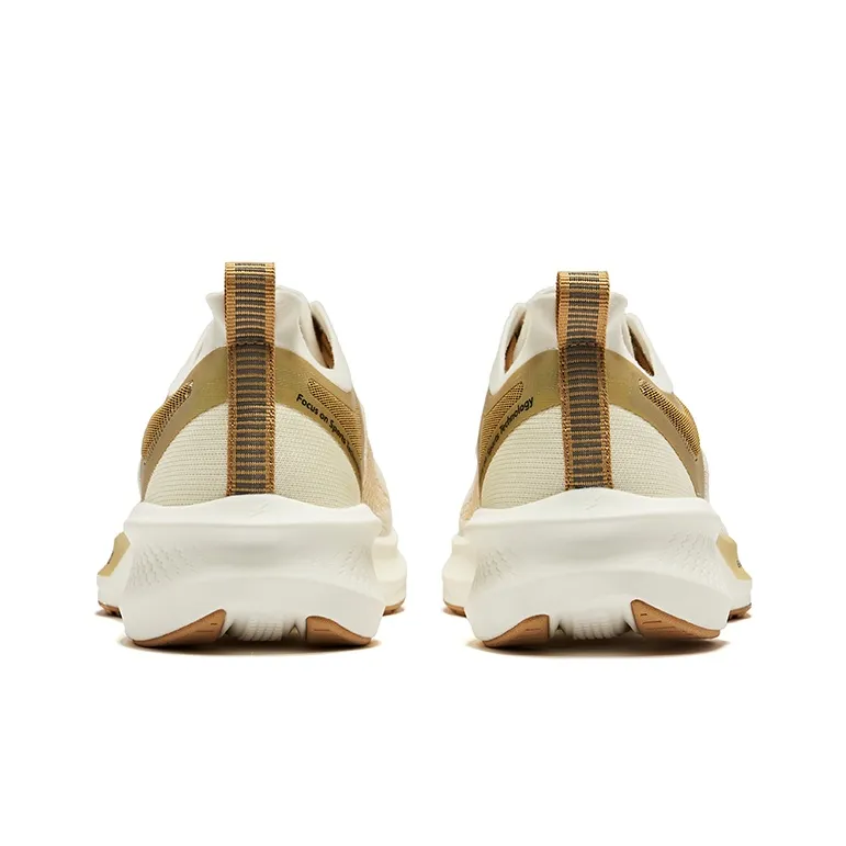 Erke Lightning 3.0 Summer Cushioning Rebound Low Top Running Shoes Men's Microcrystal White Neutral Beige Camel-3