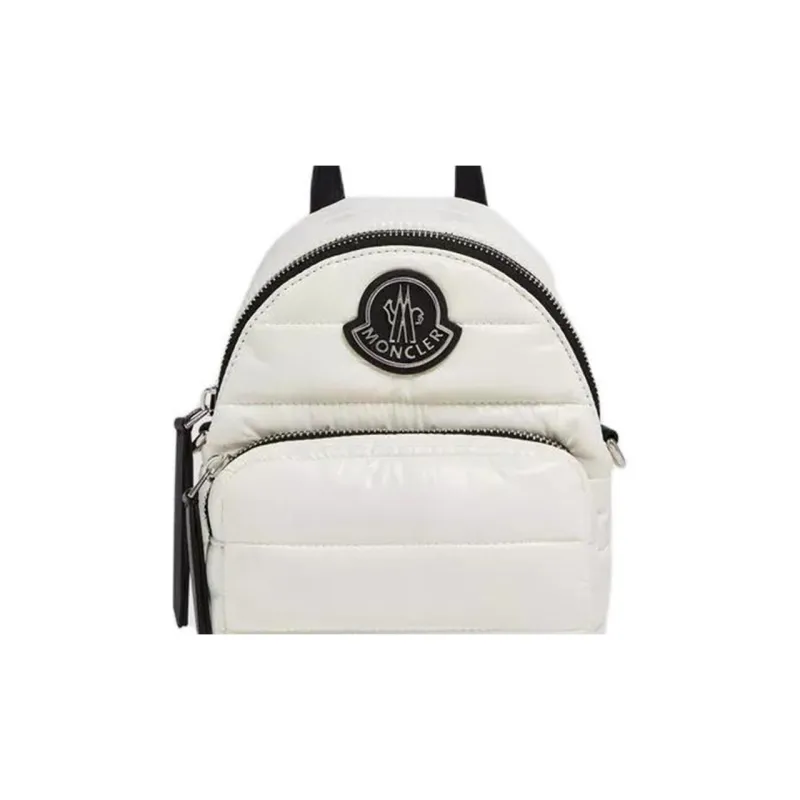 Moncler Kilia Nylon Shoulder Bag Crossbody Bag Small Size Women's White-4