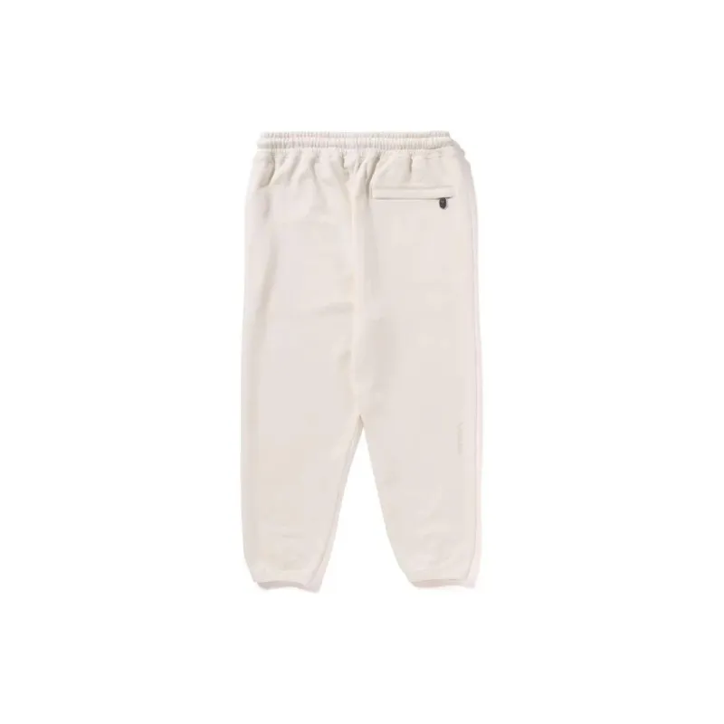 A BATHING APE Logo patch Cotton Blend Track Pants-1