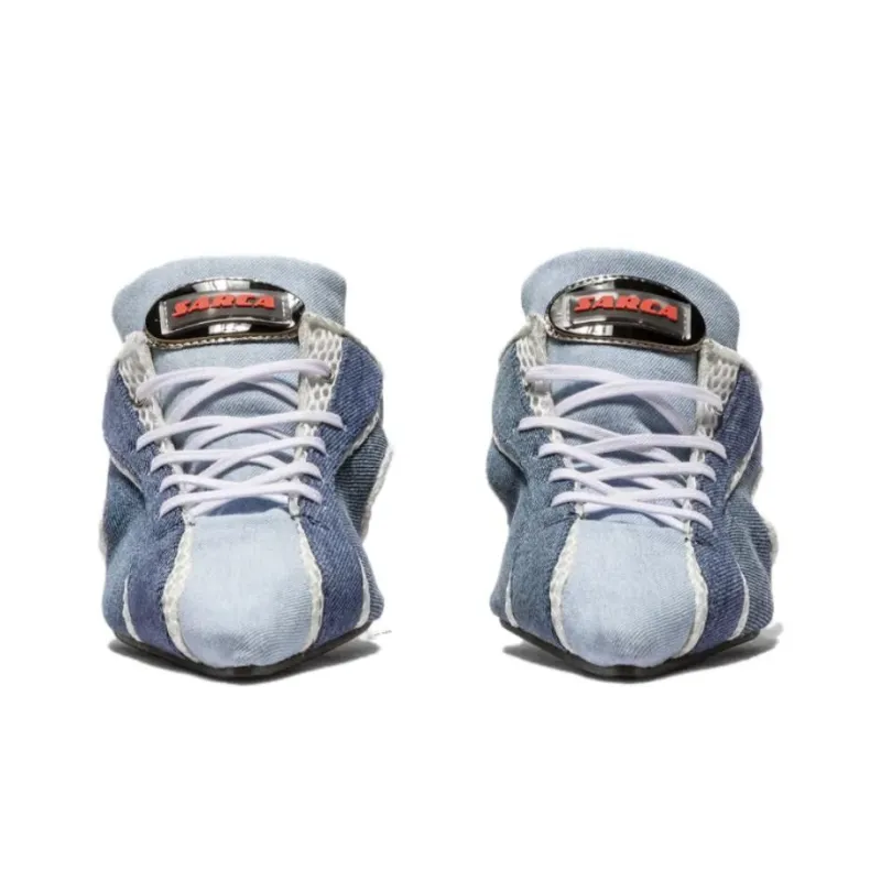 ANCUTA SARCA Wrap-toe Slippers Women's Blue-3