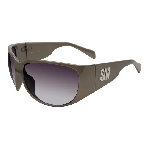 STEVE MADDEN Irregular Shape Sunglasses Unisex Umber