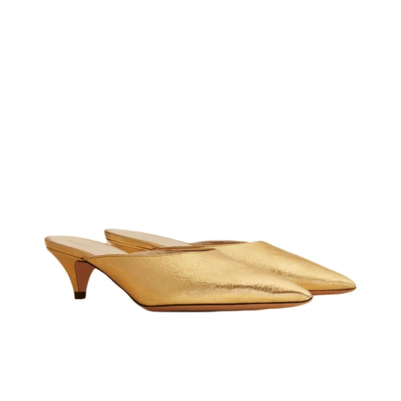 KHAITE The River Pointed Toe Mules Women's-2